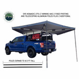 Nomadic 270 LT Awning - Driver Side - Dark Gray 270 Degree Awning With Black Cover Universal