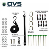 HD Nomadic 270 LT Awning - Driver Side - Dark Gray With Black Travel Cover Universal Accessories