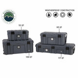 D.B.S. - Dark Grey 95 QT Dry Box With Drain and Bottle Opener family
