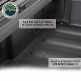 D.B.S. - Dark Grey 117 QT Dry Box With Drain and Bottle Opener inside