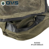 Large Duffle With Handle And Straps - #16 Waxed Canvas Handle