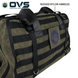 Large Recovery Bag with Handle & Straps - #16 Waxed Canvas Storage Buckles