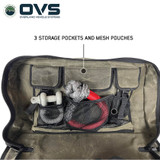 Large Recovery Bag with Handle & Straps - #16 Waxed Canvas Storage Pockets