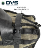 Large Recovery Bag with Handle & Straps - #16 Waxed Canvas Storage Buckles