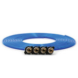 Replacement tire whip hose kit 240″ Blue with 4 quick release Chucks