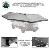 HD Nomadic 270 Degree Driver Side Awning with Bracket Kit for Mid - High Roofline Vans rear