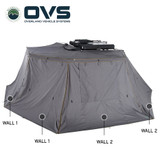 3 Piece Wall Kit - HD Nomadic 270 Degree Awning - Driver Side Closed
