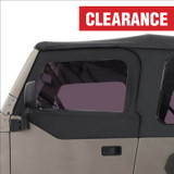 14019935T King 4WD Premium Upper Door Skins Black Diamond Passenger & Driver Side Jeep Wrangler TJ 1997-2006