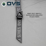 HD Nomadic 3 Person Standard Soft Shell Roof Top Tent, Grey Body & Green Rainfly Buckle