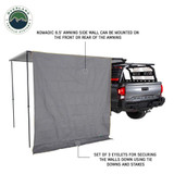Overland Vehicle Systems Nomadic 6.5’ Awning Side Shade Wall back wall