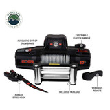SCAR 10 - 10,000 lbs. Rated Steel Cable Winch