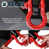 Recovery Shackle D-Ring 3/4" - 9,500 LBS Rated In Use