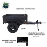 Off Road Trailer - Military Style With Full Articulating Suspension Side View
