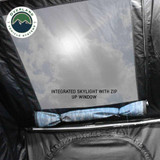 XD Sherpa Soft Shell Roof Top Tent - Grey Body & Black Rainfly Skylight
