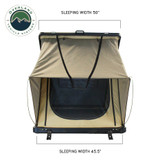 LD TMON Clamshell Aluminum Hard Shell Roof Top Tent Dimensions