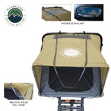 HD Bundu Hard Shell Roof Top Tent-Grey Body & Green Rainfly Top
