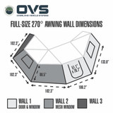270 Degree Awning Wall Dimensions