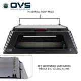 Expedition - Truck Cap W/Full Wing Doors, Front and Rear Windows & 3rd Brake Light 3 Quarter Rails