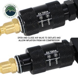 Quick Flate Tire Inflation/Deflation Systems - 2 or 4 Tire Systems air valve
