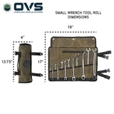 Wrench Tool Roll - #16 Waxed Canvas Storage Dimensions