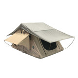 Open Box OVS TMBK 3 Person Roof Top Tent with Green Rain Fly