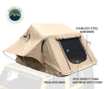 Open Box OVS TMBK 3 Person Roof Top Tent with Green Rain Fly