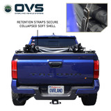 Explorer Soft Shell - Black Diamond Canvas and Aluminum Frame Rear Collapsed