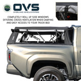 Explorer Soft Shell - Black Diamond Canvas and Aluminum Frame Side Open