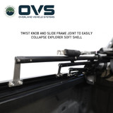 Explorer Soft Shell - Black Diamond Canvas and Aluminum Frame Collapsed