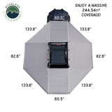 HD 180 Awning Connector Piece Kit Dimensions
