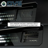 Expedition - Pro+ Truck Cap W/ Full Window Wing Doors, and 3rd Brake Light Slider Port