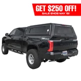 Expedition - Pro+ Truck Cap W/ Full Window Wing Doors, and 3rd Brake Light 3 Quarter