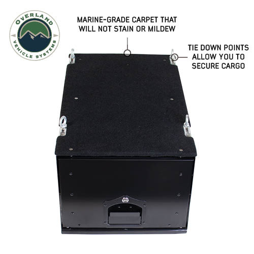 Cargo Box With Slide Out Drawer Size -Camping Storage Box