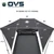 XD Nomadic 315 Degree Awning - Black Fabric and Travel Cover measurements