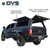 Expedition Truck Cap for 2017-2022 Ford F-250 / F-350 6.8 ft Bed - Full Wing Doors 3 Quarter open