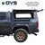 Expedition Truck Cap for 2024-2027 Toyota Tacoma 5 ft & 6 ft Beds - Full Wing Doors & 3rd Brake Light Side Open
