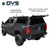 Expedition Truck Cap for 2015-2022 Chevy Colorado / GMC Canyon 5.5 ft Bed - Full Wing Doors Open