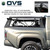 Explorer Soft Shell for 2024-2026 Toyota Tacoma 5 ft Bed - Black Canvas with Aluminum Frame Side Open