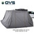 HD Nomadic 270 LT Awning Wall Kits - Dark Grey Fabric 3 Quarter
