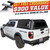 Expedition Pro+ Truck Cap for 2024-2025 Ford Ranger 5 ft Bed - Full Window Doors 3 Quarter