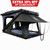 XD K2 Clam Shell Pop Up 2 Person Aluminum Hard Shell Roof Top Tent, Blue Body & Black Rainfly 3 Quarter