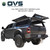 Expedition Pro+ Truck Cap for 2009-2027 RAM 2500 / 3500 6.4 ft Bed - Full Window Doors Open Low