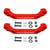 Ruff Rax Billet Grab Handle - Sold In Pairs Red