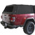 Explorer Soft Shell for 2020-2026 Jeep Gladiator 5 ft Bed - Black Canvas with Aluminum Frame 3 Quarter