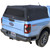 Explorer Soft Shell for 2024-2026 Ford Ranger 5 ft Bed - Black Canvas with Aluminum Frame 3 Quarter