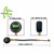 Digital Tire Gauge with Valve Kit & Storage Bag