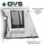 HD Nomadic 3 White Annex Room Enclosure with PVC Flooring and Mesh Screen Doors and Windows Side View