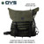 Extra Large Trash Bag Tire Mount - #16 Waxed Canvas Universal Front