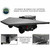 Nomadic Awning 180 Degree - Dark Gray Cover With Black Cover top