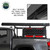 HD Nomadic 90 Degree Awning - Grey Body, Green Trim & Black Travel Cover Travel Cover